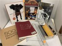 Drawing Books & Misc Lot