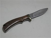 Custom Wood Handle Fixed Blade Knife See Info