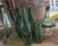 Estate lot of vintage bottles