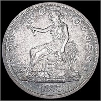 1877-S Silver Trade Dollar NEARLY UNCIRCULATED