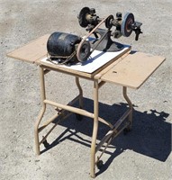 Bench Grinder &  Rolling Table