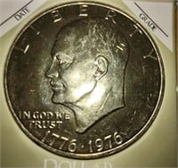 1776-1976 Ike Silver Dollar