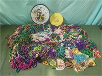 Huge lot of Mardi Gras necklace beads