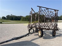 24 Foot Chain Harrow on Cart 2150