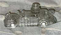 1940's Victory Glass Fire Engine Candy Container