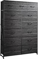 Wlive Tall Dresser For Bedroom With 13 Drawers,