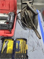 Belt sander router airbred nailers drill bits