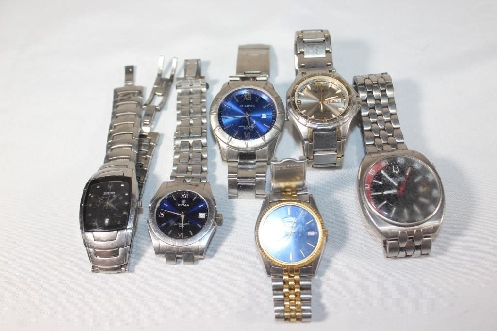 Lot of 6 Men's Watches