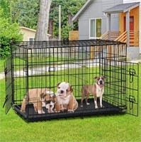 N7663  CL.Store 48" Dog Crate Black
