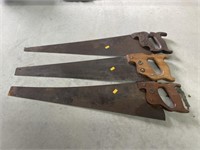 3 vintage saws