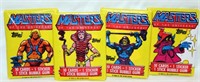 4 Unopened Packs Masters of The Universe Cards