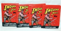 1984 Indiana Jones Topps 4 Unopened Packs Cards