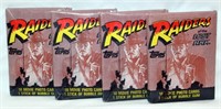 1981 Raiders of The Lost Ark 4 Unopened Packs
