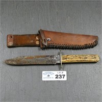 Allen & Son, Sheffield Fixed Blade Knife & Sheath