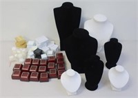 Quantity ring boxes and jewellery displays