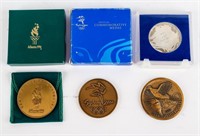 Lot of 4 Olympic Participant Medals