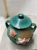 1943 Roseville Magnolia Cookie Jar- lid repaired