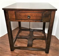 Dark Wood Nightstand