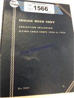 INDIAN HEAD CENT BOOK, NOT COMPLETE
