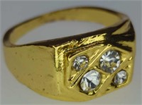 Gold tone ring size 10