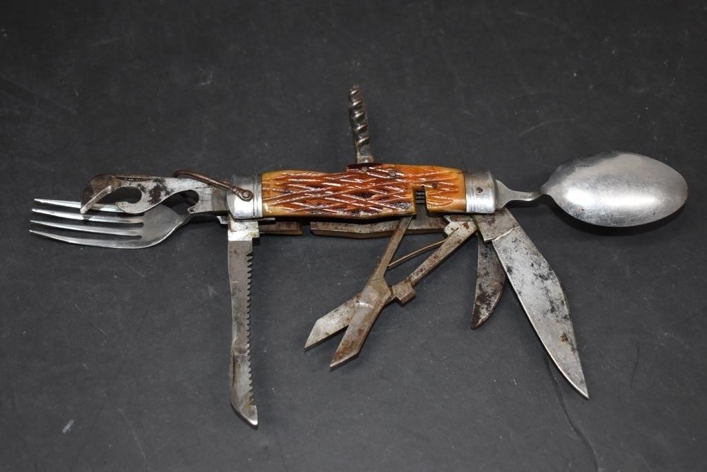 Vintage Multi-Tool w/Silverware Made in Japan