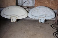 Two Ford 2000 Series Tractor Fenders
