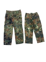 Two Pairs of German Camouflage Pants
