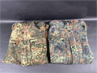 Two German Camouflage Hooded Jackets