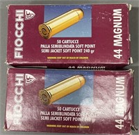 80 rnds Fiocchi .44 Mag Ammo