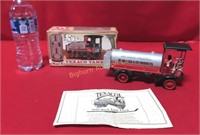 Texaco Die Cast Metal Bank ERTL 1910 Mack Tanker