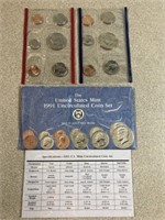 1991 United States mint uncirculated coin set