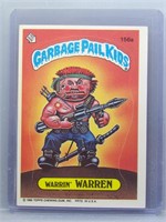 Garbage Pail Kids 1986 Topps Warrin Warren