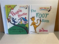 2 PC VINTAGE DR SEUSS IN A PEOPLES HOUSE AND THE