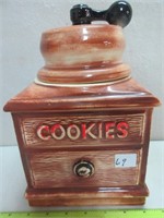 COLLECTIBLE MCCOY COFFEE MILL COOKIE JAR