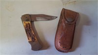 OLD KNIFE WITH CASE