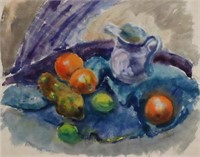Lucille McIntyre "Still Life" Watercolor