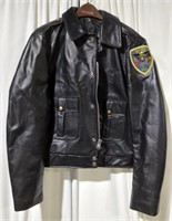 (R) Gary Police Leather Jacket, Thinsulate