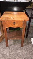 Maple one drawer nightstand, Page furniture