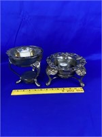 4pc assorted silver plate items