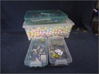 puzzles and beads lot