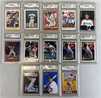 13pc 1990-95 Gem Mint 10 MLB Baseball Cards