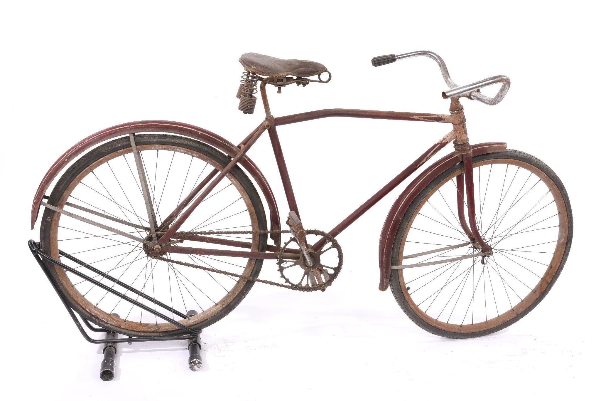 EMPIRE 1930's Vintage Maroon Bicycle