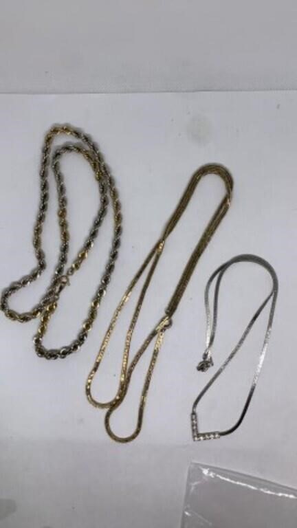 Group of unmarked chains