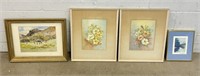 Vintage Framed and Signed Watercolors & More