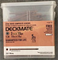 Deckmate Composite Screws 3”x10ga T-20