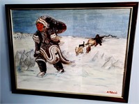 Inuit Art Canvas 25.5× 20