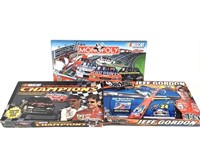 3 Nascar Themed Games Monopoly Hot Wheels +