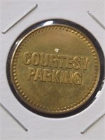 Courtesy parking token