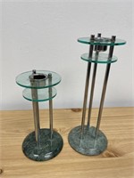 2 Postmodern Italian Milano Series Candleholders