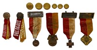 Named Spanish War Reunion Medals & SAW Vet Buttons